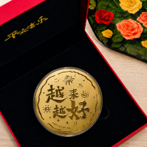 Getting Better Everyday Gold Prosperity Display Medallion
