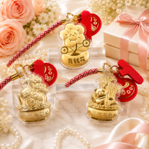 Golden Blessings Keychains Collection
