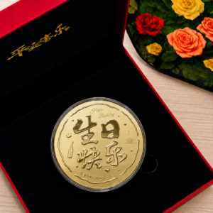 "Happy Birthday" Blessing Display Medallion