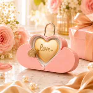 The Eternal Love Golden Heart Keepsake Vault