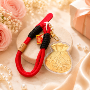 The Golden Fortune Wealth Bag Keychain