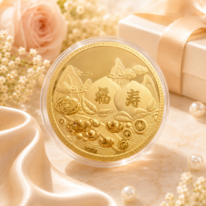 The Golden Longevity Blessings Gold Medallion