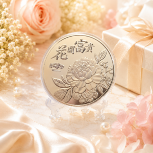 The Prosperity Bloom Gold Display Medallion